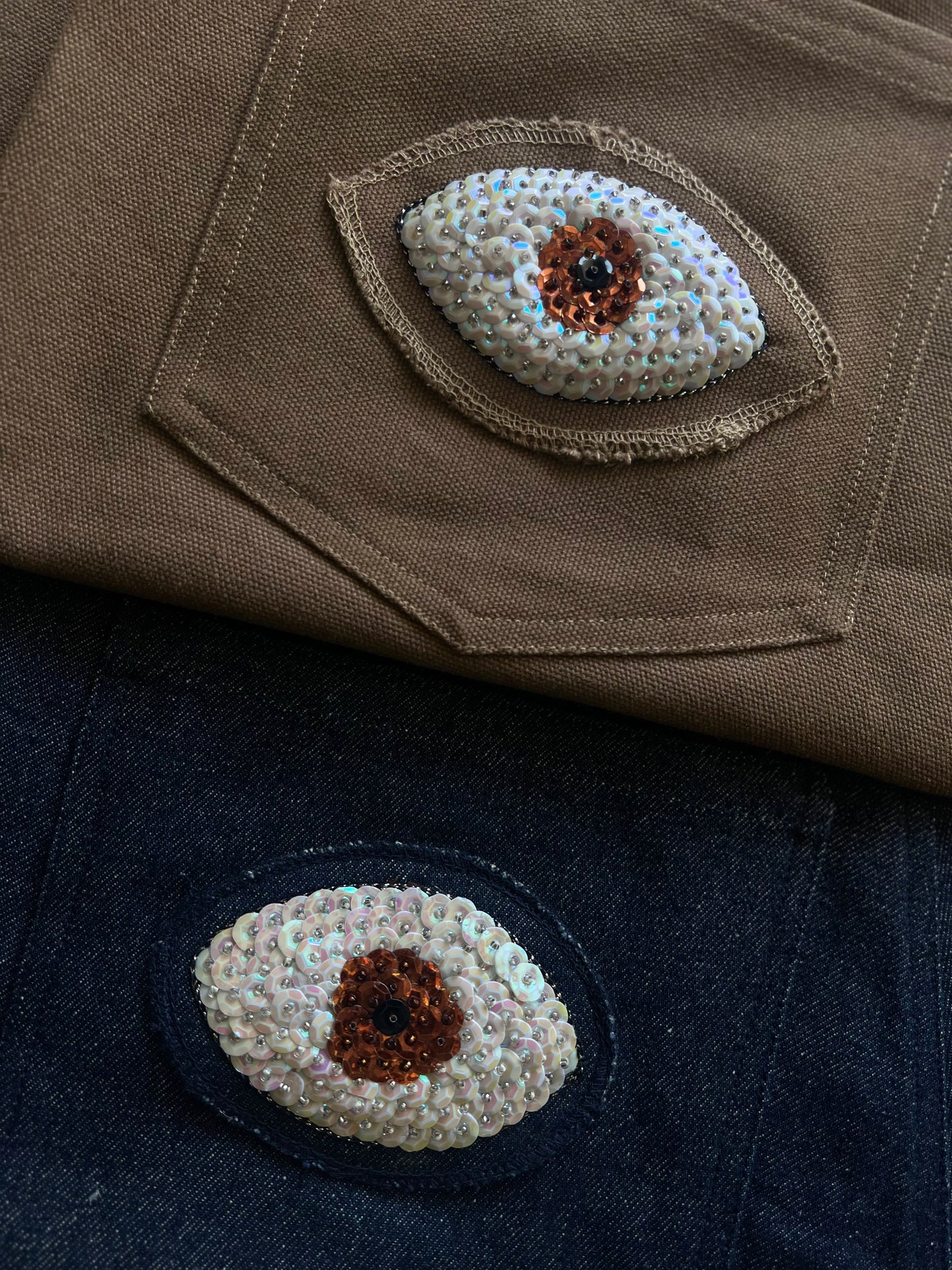 "AVÔ DÉDJI" Basque Denim Short