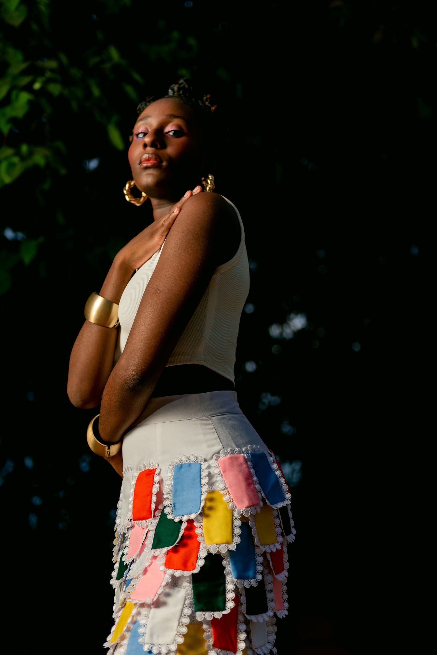 "DJAGBA" Mosaic Skirt
