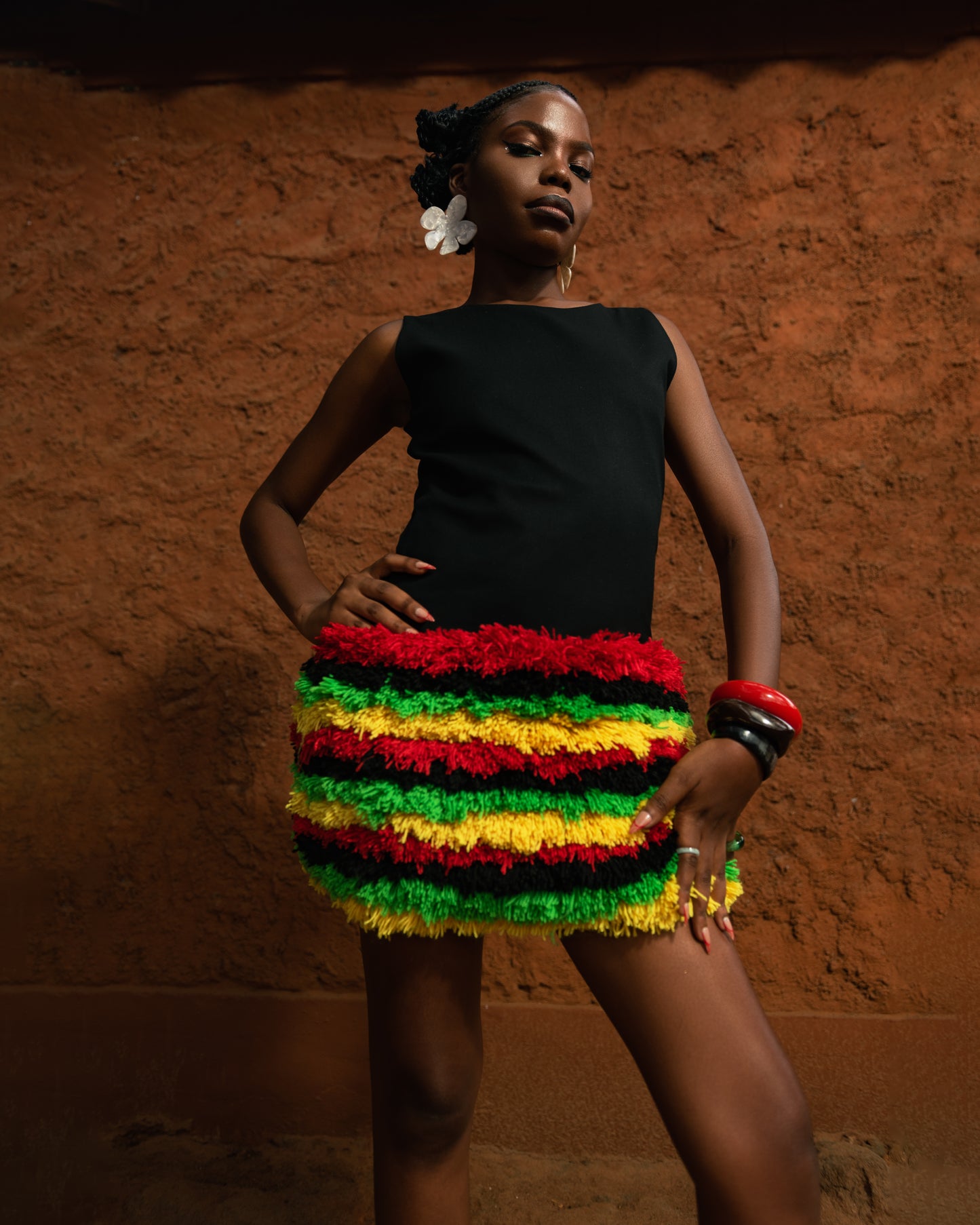 "OKOTO" Ruffles Dress